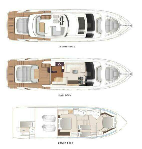 62ft Princess Yacht For Sale