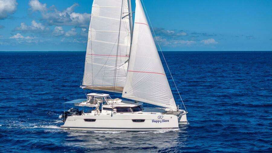 Happy Here    Sailing With Jib Overhead 4