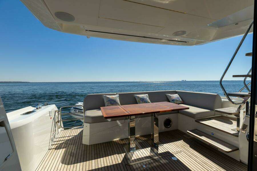 2024 Prestige 520 Fly- SS BELLE VIE- Aft Deck