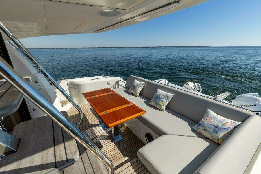 2024 Prestige 520 Fly- SS BELLE VIE- Aft Deck