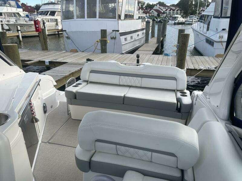 Looking aft