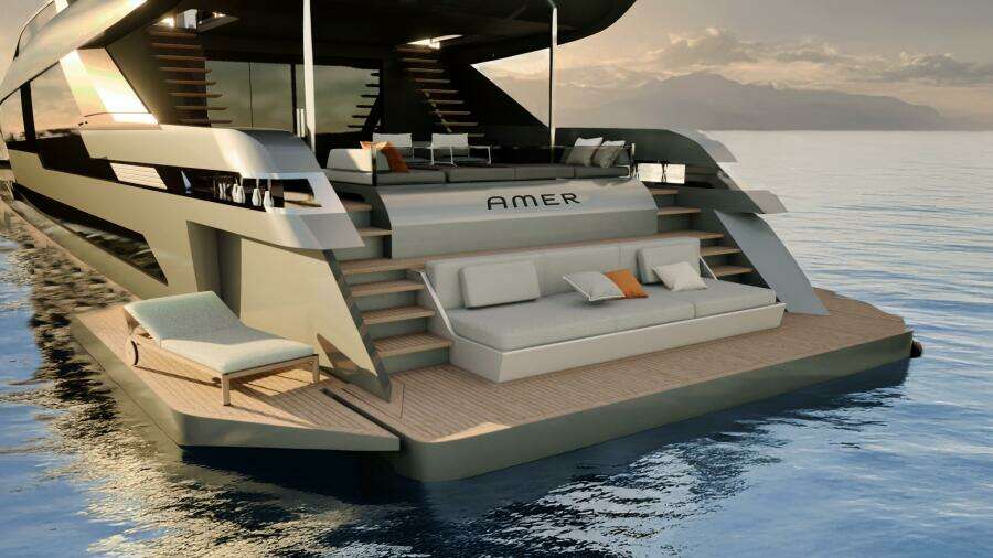 AMER F126 125ft Amer Yacht For Sale