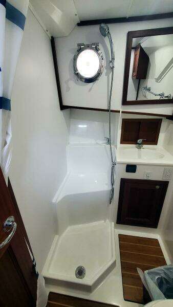 Head Shower and Vanity