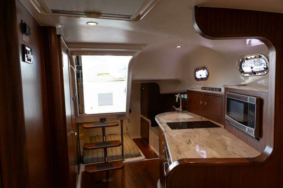 Cabin Entrance and Galley
