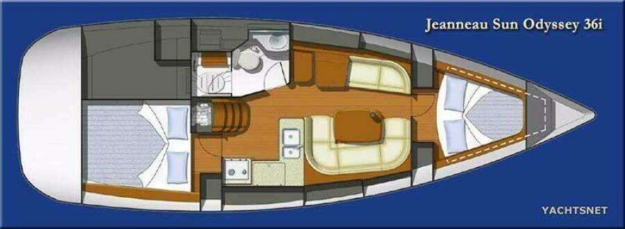 Ponyo 36ft Jeanneau Yacht For Sale