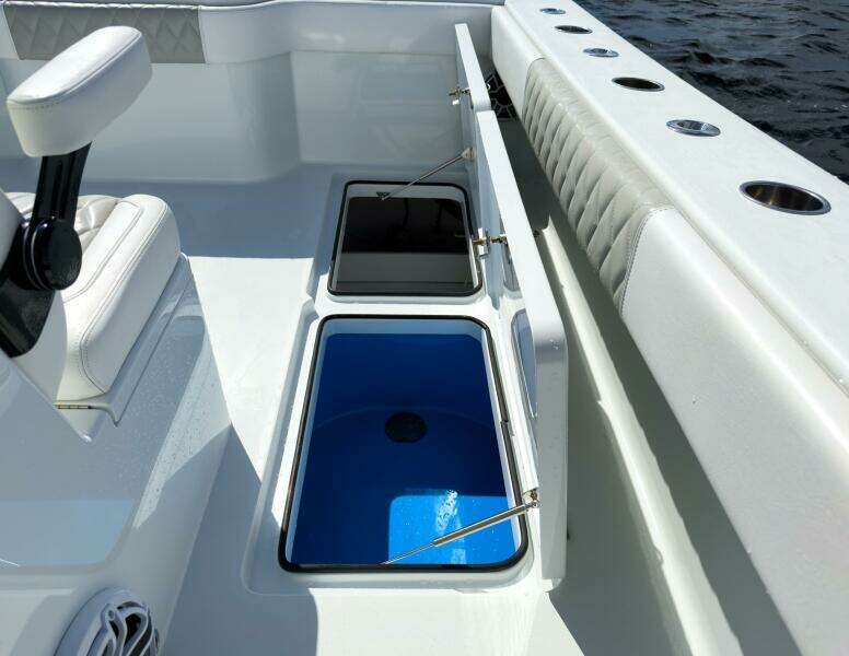 Cockpit Storage & Livewell