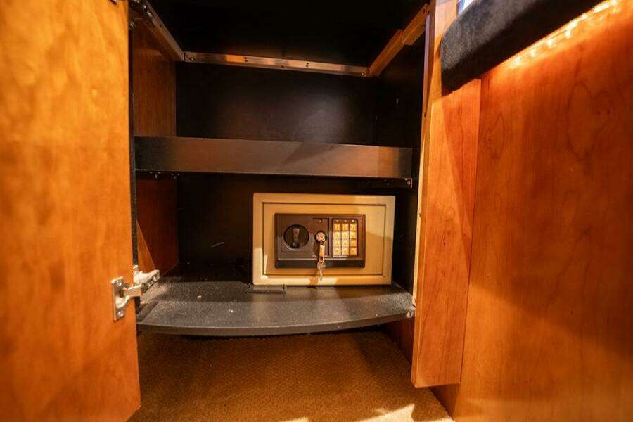 Safe at the master stateroom