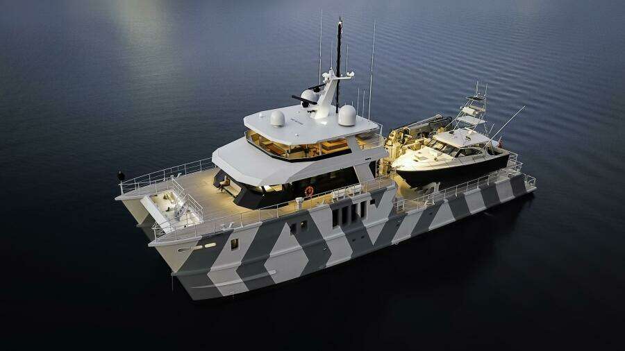 THE BEAST 128ft Profab Central Engineering Yacht For Sale