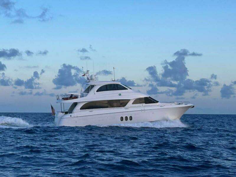 SAPPHIRE 72ft Hatteras Yacht For Sale