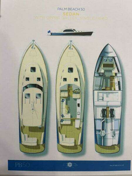 Bella Luna 50ft Palm Beach Motor Yachts Yacht For Sale