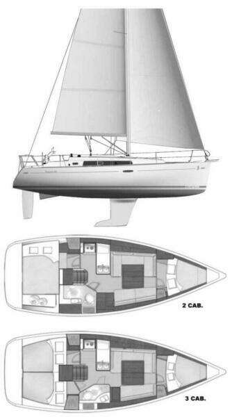 Martine 34ft Beneteau Yacht For Sale