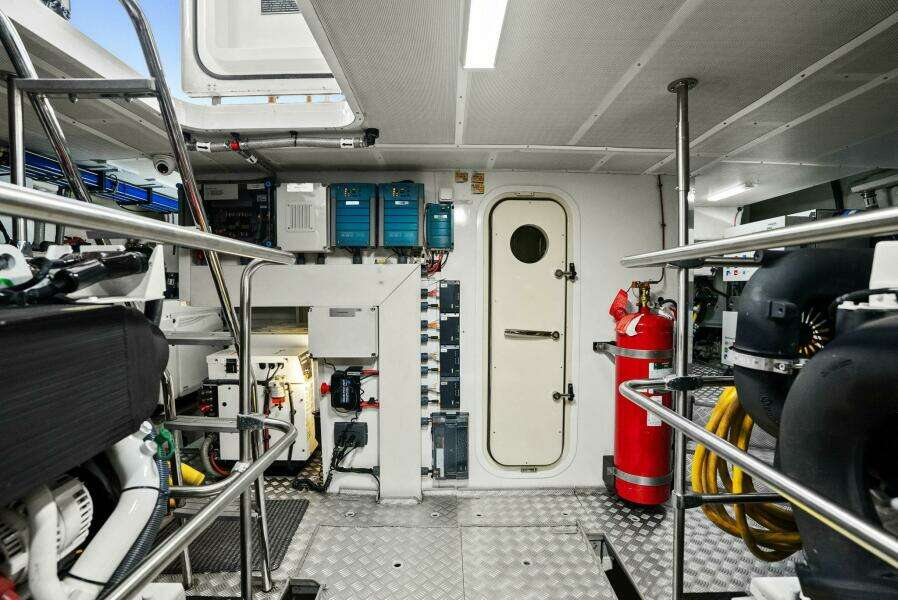 2021 Sirena 64- DESTIN-E- Engine Room