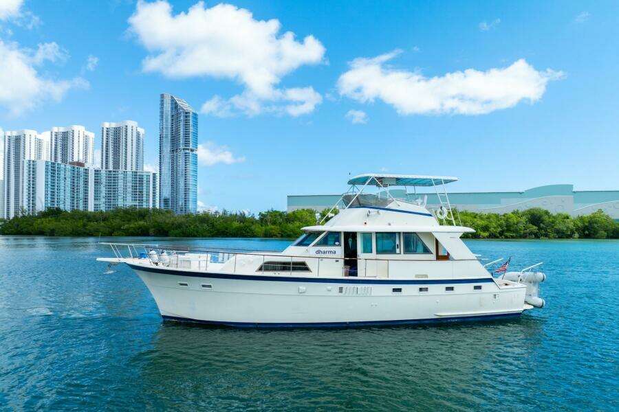 dharma 53ft Hatteras Yacht For Sale