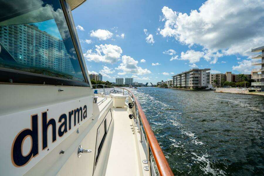 dharma 53ft Hatteras Yacht For Sale