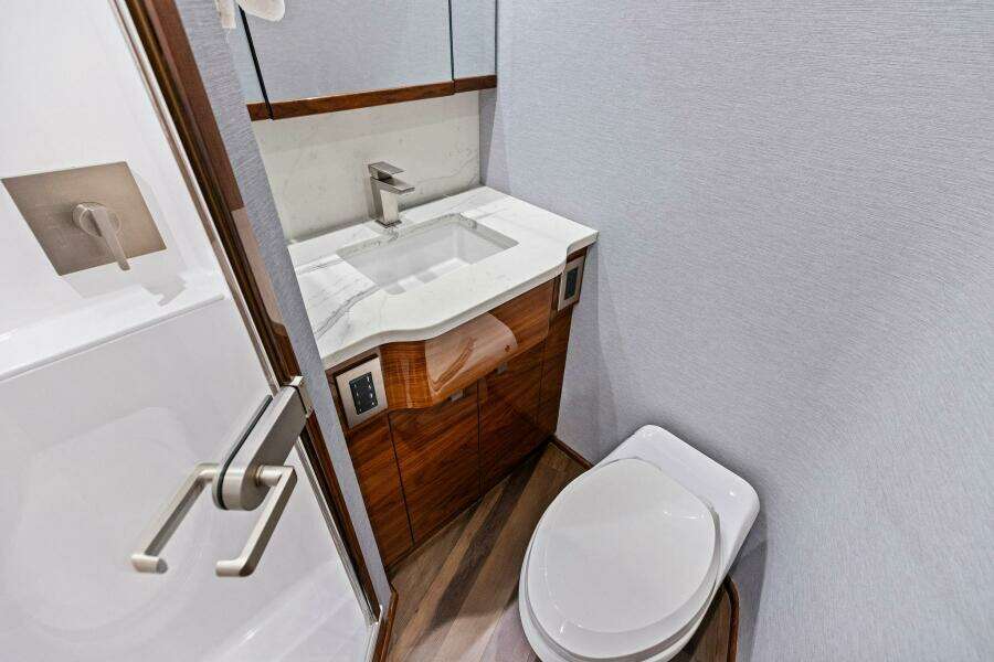 2026 Viking 82 Convertible- TEAM HARVEY I- Port Stateroom Head