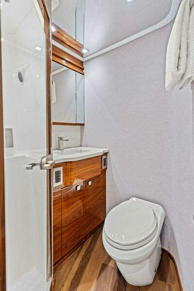 2026 Viking 82 Convertible- TEAM HARVEY I- Port Stateroom Head