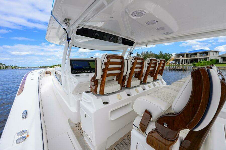 Port View of Helm Seating