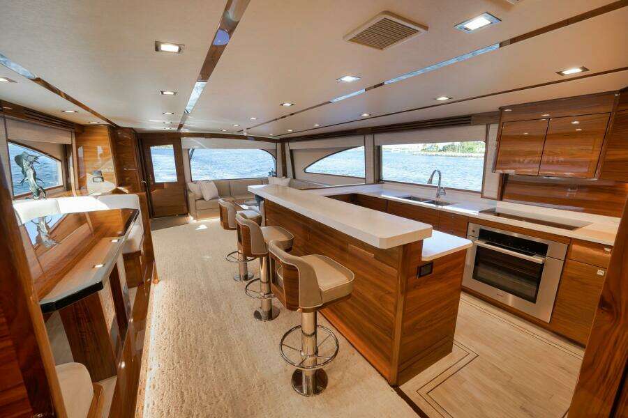Viking 80 Baileys Ark - Interior Galley
