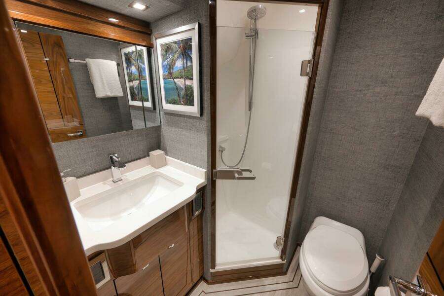 Viking 80 Baileys Ark - Interior Guest Stateroom Head