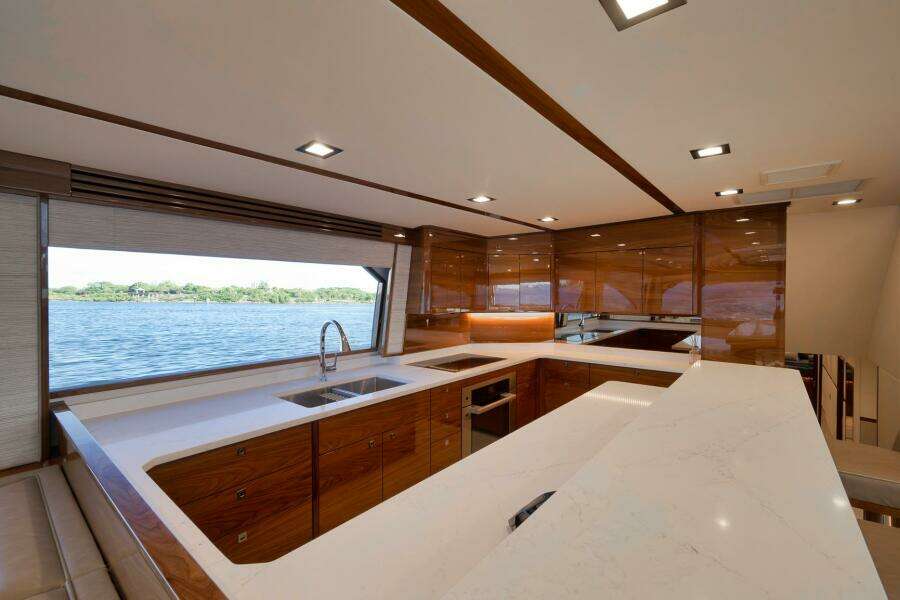 Viking 80 Baileys Ark - Interior Galley