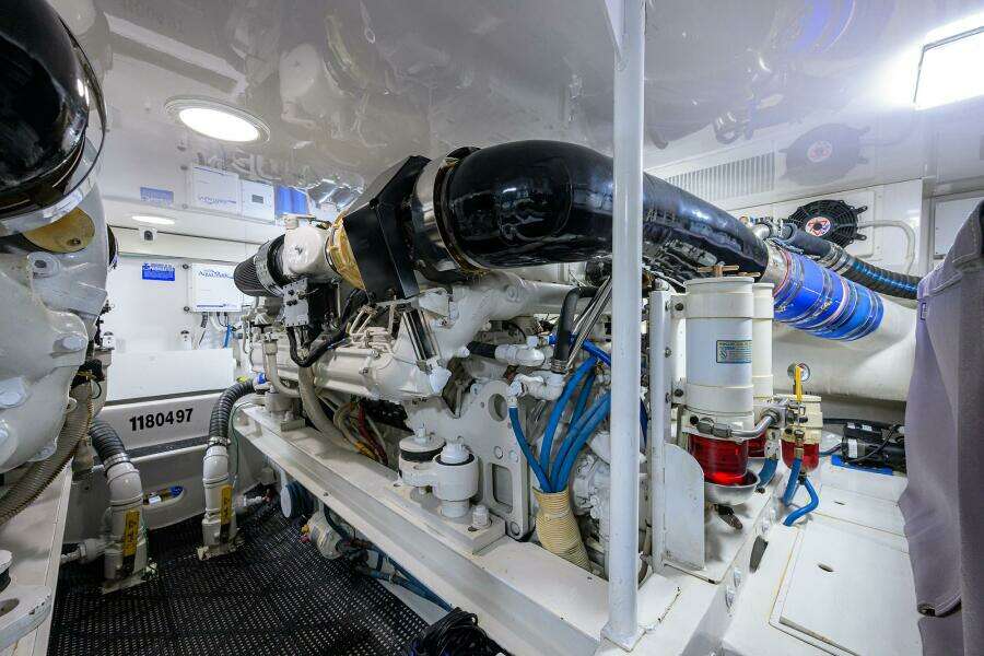 Viking 56 MATTER OF TIME - Engine Room