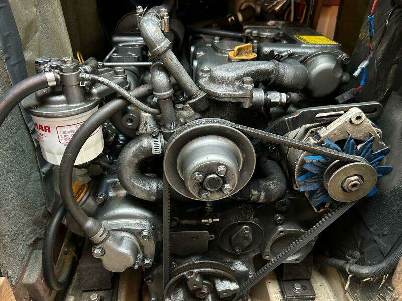 Yanmar, looking aft