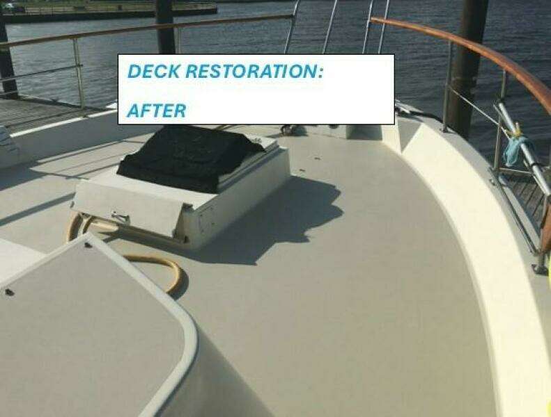 Concrete Idea 48ft Hatteras Yacht For Sale