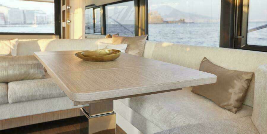 2026 49 Prestige F4 Flybridge - Dinette Sistership