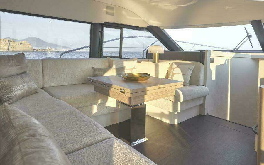 2026 49 Prestige F4 Flybridge - Dinette Sistership