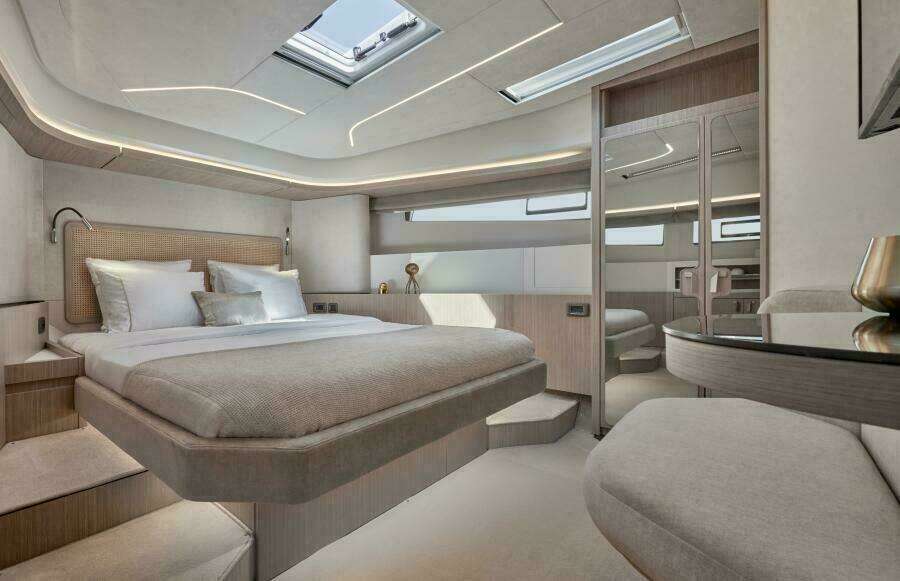 2026 49 Prestige F4 Flybridge - Master Stateroom Sistership