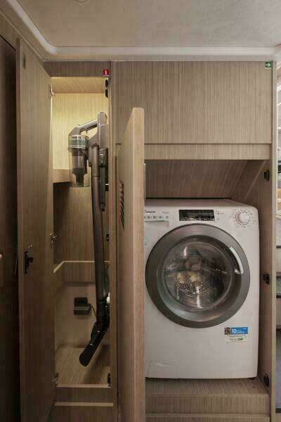 2026 49 Prestige F4 Flybridge - Master Stateroom Washer/Dryer Sistership