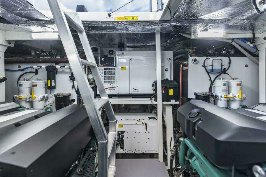 2026 Prestige F5.7 Flybridge - Engine Room 