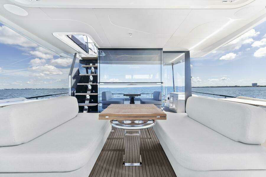 2026 Prestige F5.7 Flybridge - Aft Deck