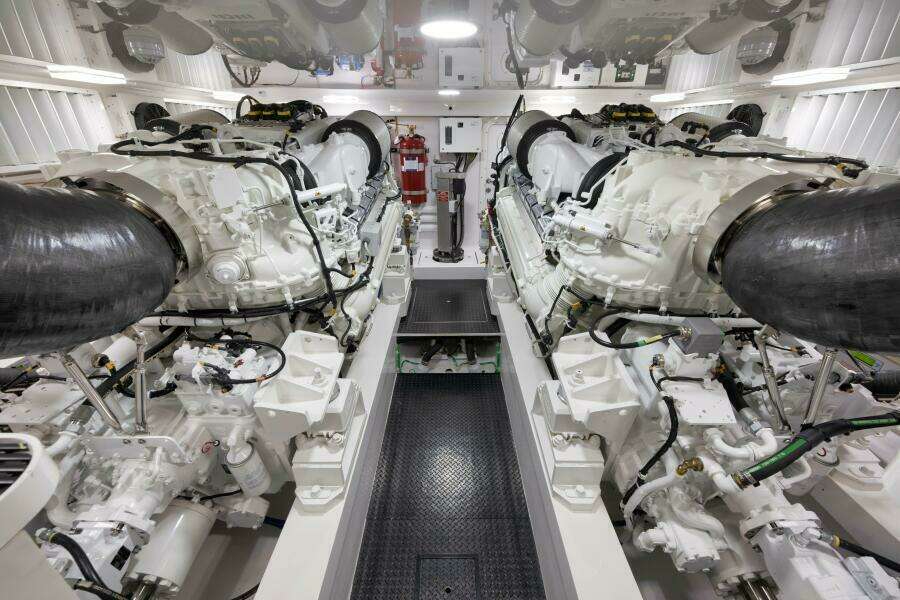 2024 Viking 68 Convertible- GYS TRADE- Engine Room