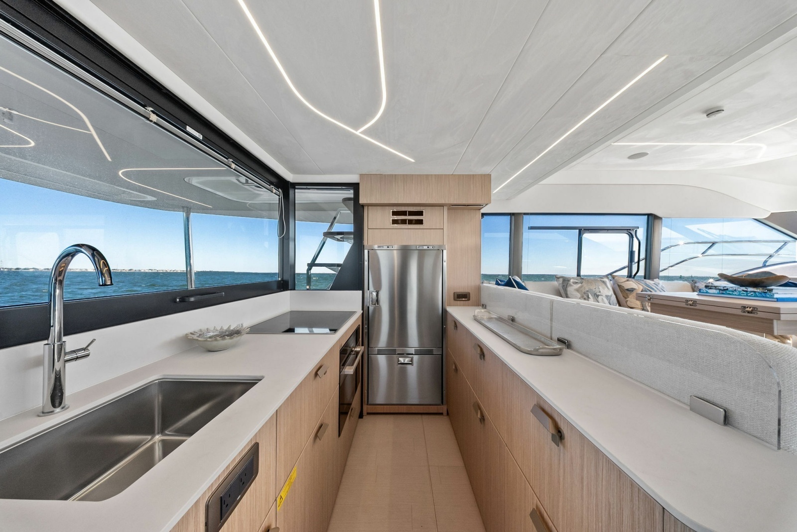 2026 F5.7 Prestige Yachts Galley