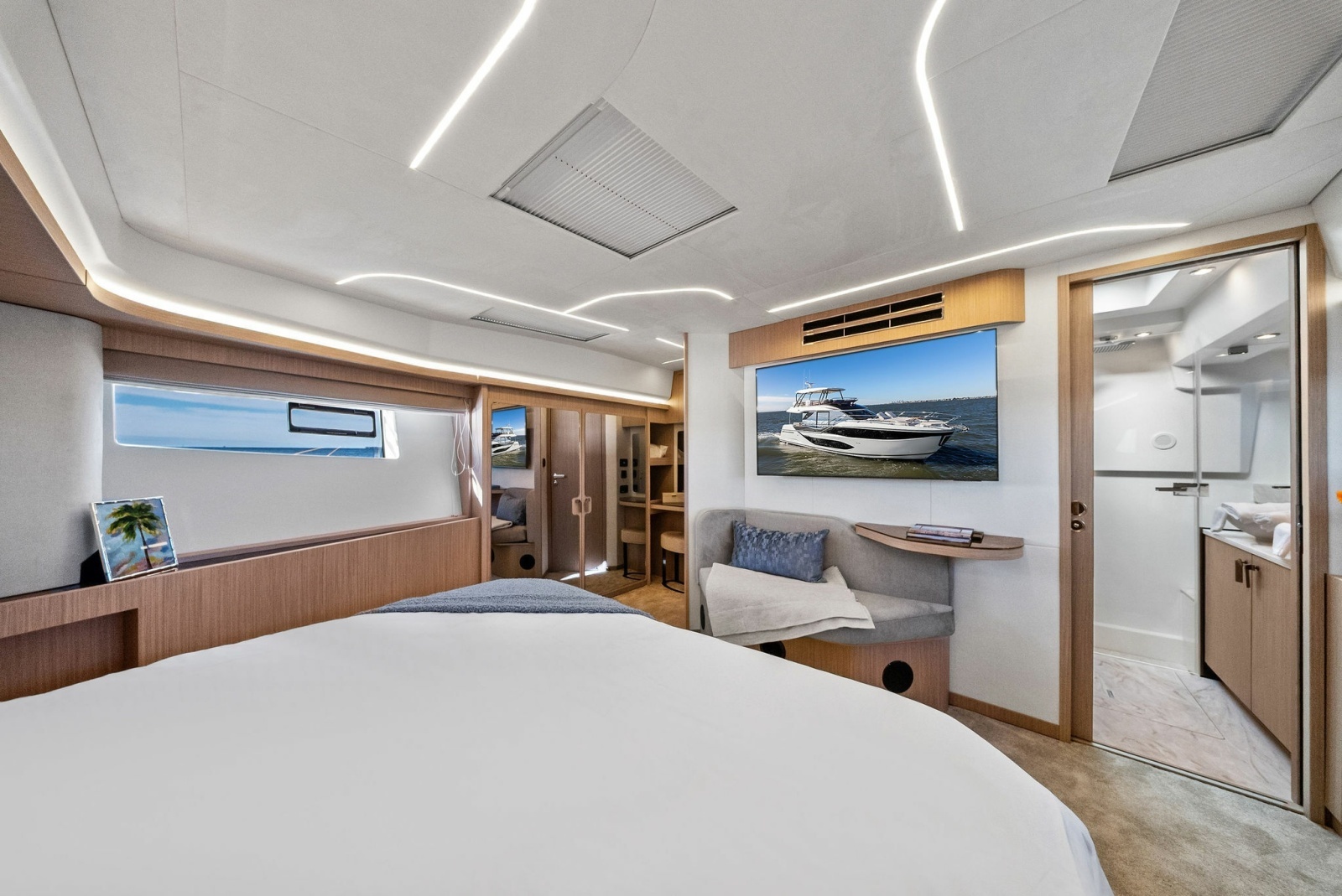 2026 F5.7 Prestige Yachts Master Stateroom
