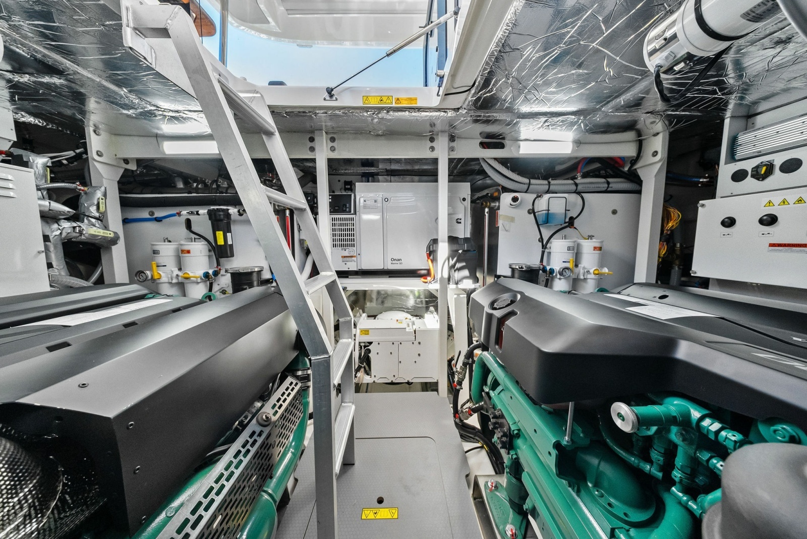 2026 F5.7 Prestige Yachts Engine Room