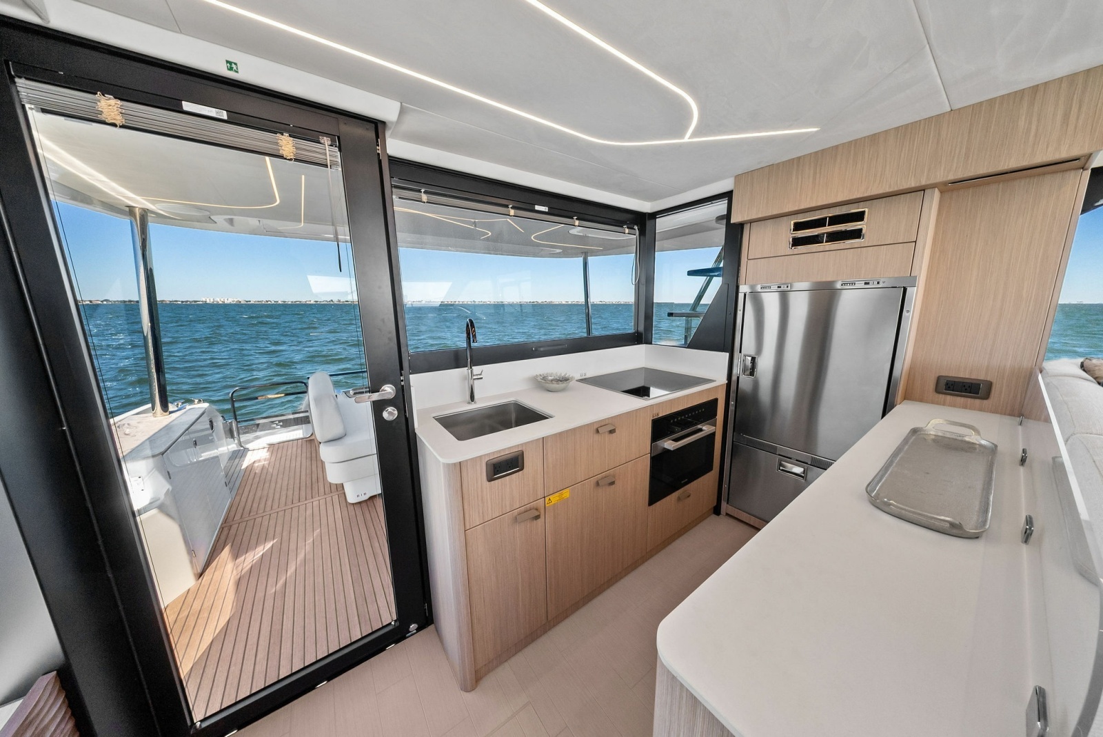 2026 F5.7 Prestige Yachts Galley