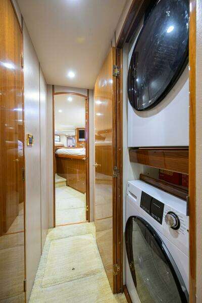 Washer And Dryer In Companionway Closet