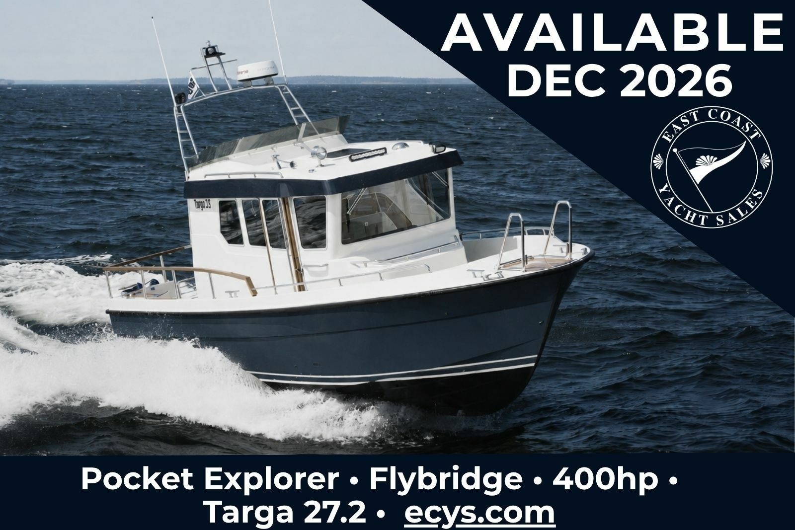 450k    650k Stock 3 27ft Targa Yacht For Sale