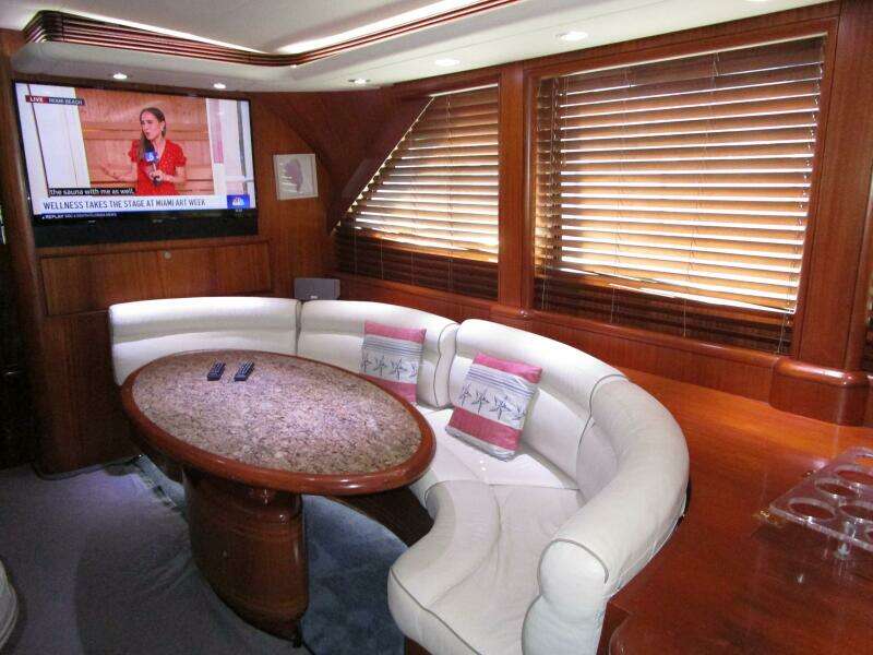 Starboard Side Dining Settee