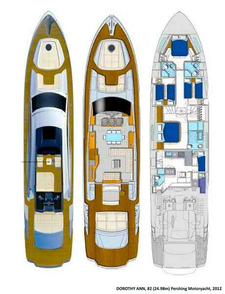 DOROTHY ANN 82ft Pershing Yacht For Sale