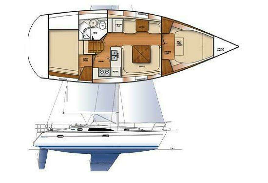 35ft Catalina Yacht For Sale