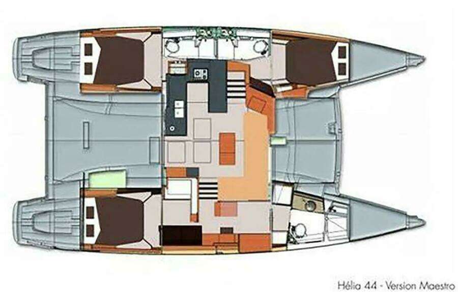 45ft Fountaine Pajot Yacht For Sale