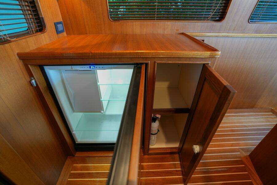 Command Bridge Refrigerator and Storage