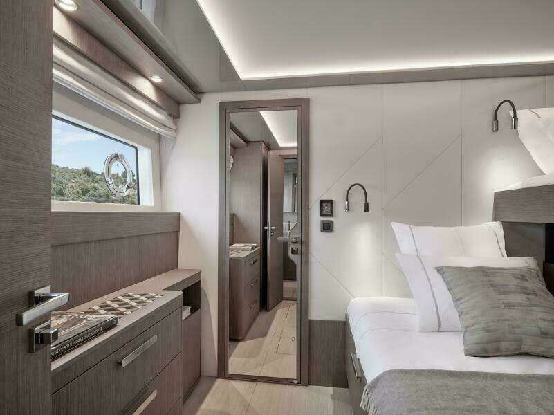 2025 M8 65 Prestige M8 Multi-Hull Power Catamaran - Manufacturer Guest Stateroom