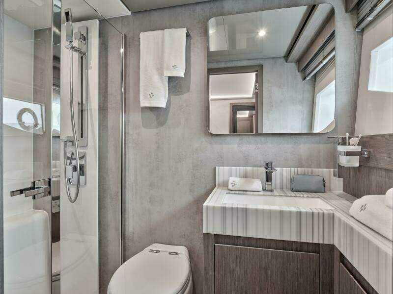 2025 M8 65 Prestige M8 Multi-Hull Power Catamaran - Manufacturer VIP Stateroom Head