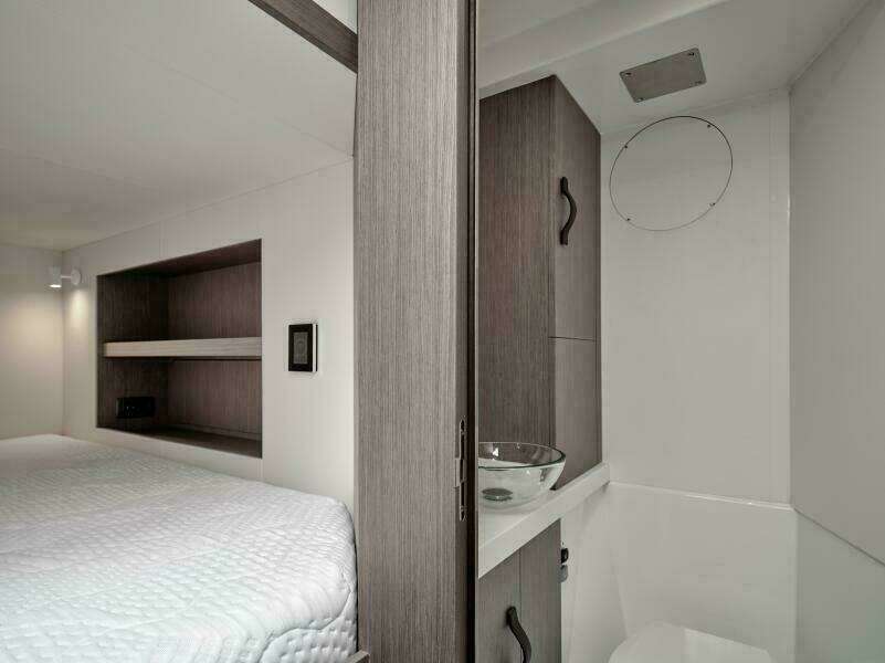 2025 M8 65 Prestige M8 Multi-Hull Power Catamaran - Manufacturer Crew Stateroom