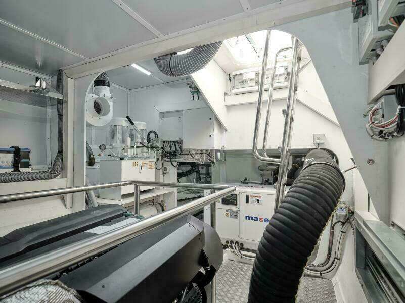 2025 M8 65 Prestige M8 Multi-Hull Power Catamaran - Manufacturer Engine Room