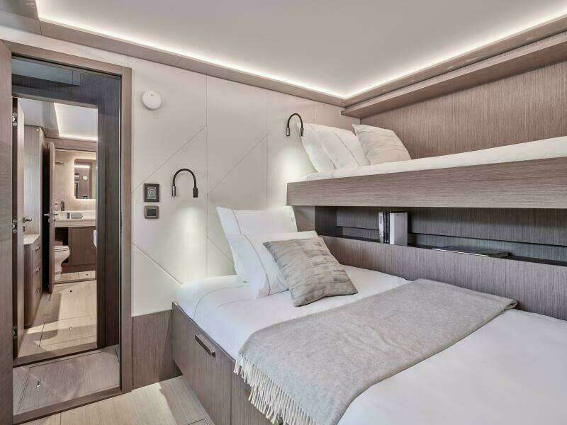 2025 M8 65 Prestige M8 Multi-Hull Power Catamaran - Manufacturer Guest Stateroom